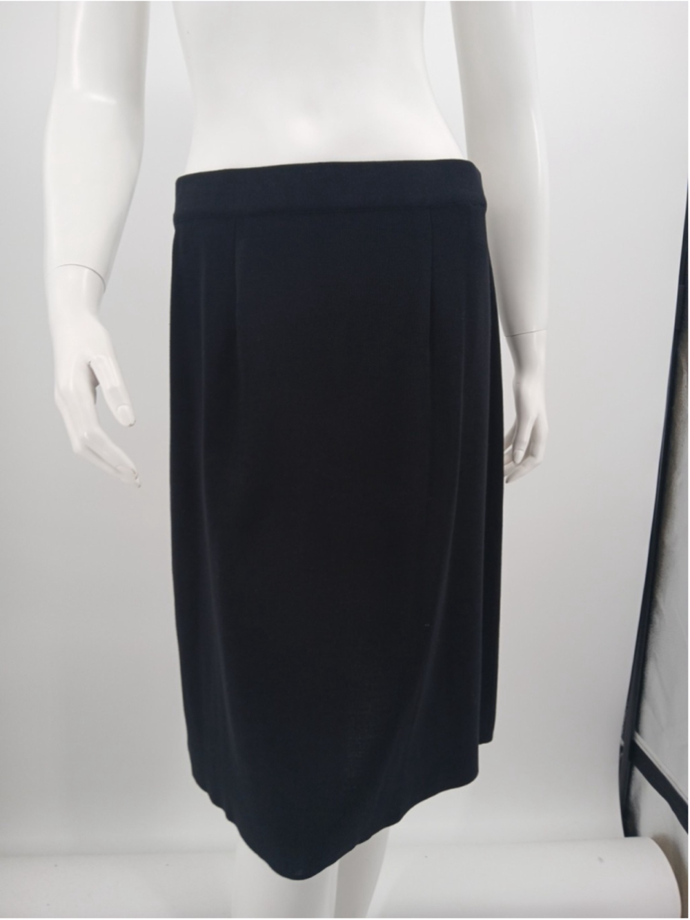 Misook Black A-line Skirt Womens Size M Acrylic Blend Work Classic Basics
